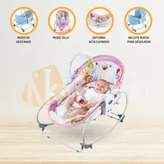 CUZKA - Mecedora 6 en 1 »VERSATILE» Pink