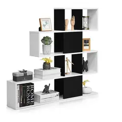 73 EXPERIENCE - Librero Cube Color Blanco & Negro