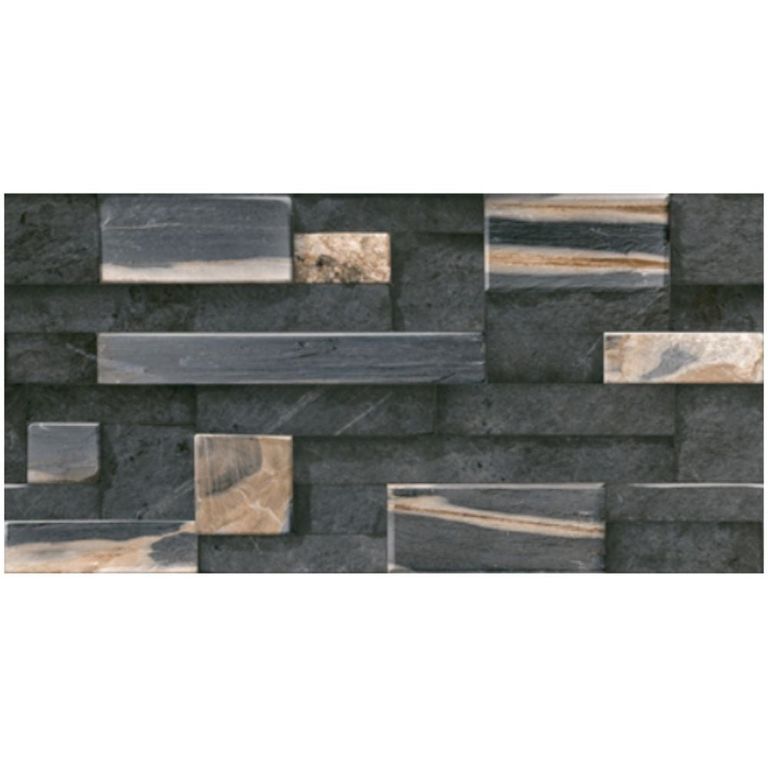 Apolo slate 30x60 cm 1.08 m2 - Fachaleta importada