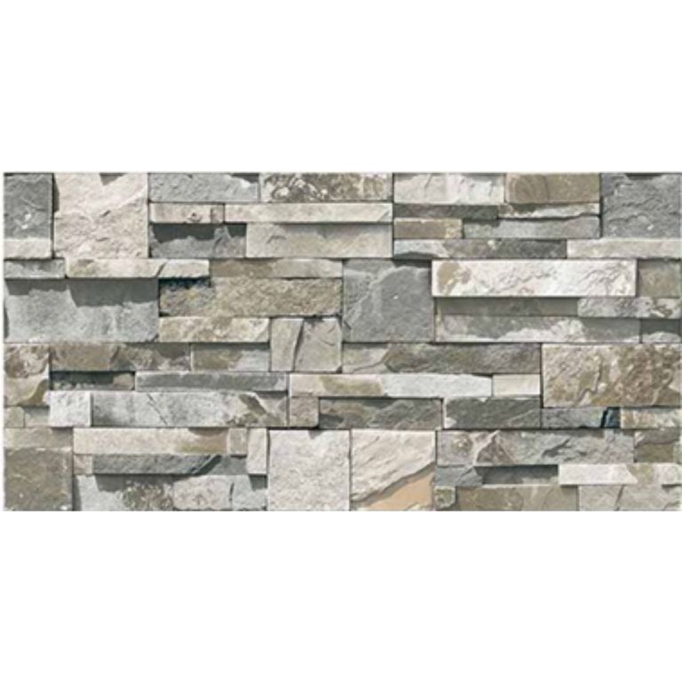 Tera gris 30x60 cm 1.08 m2 - Fachaleta importada