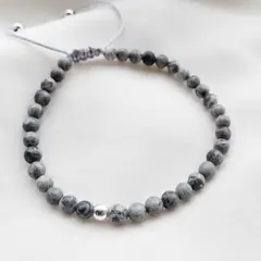 INTUERI - Pulsera Mell Jaspe Gris