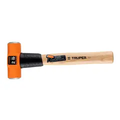 Truper - Combilla 2 lb, mango de madera 12", Comba octagonal