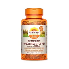 SUNDOWN NATURALS - Cranberry fruit 8400mg. vias urinarias 150 cápsulas