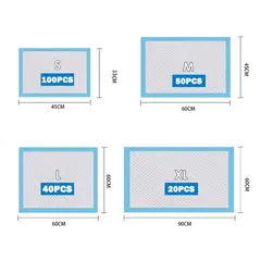 GENERICO - Pañales de Piso Absorbentes Desechables para Mascota S 35x45