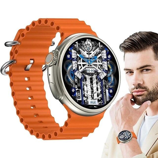 SMARTWATCH Z78 ULTRA MODELO DEPORTIVO COLOR NARANJA.