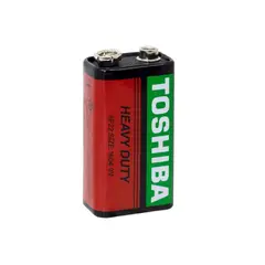 TOSHIBA - Batería 9V 6F22 Heavy Duty 6F22KGGR SP-1U x 3Und