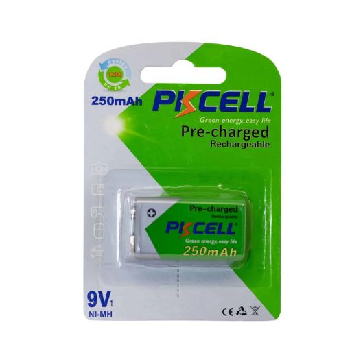 Batería Recargable 9V NIMH250MAH PKCELL