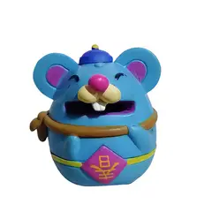 GENERICO - Llavero Amuleto Riqueza Raton Qian Mo Moneda Qin 4cm Family Mart