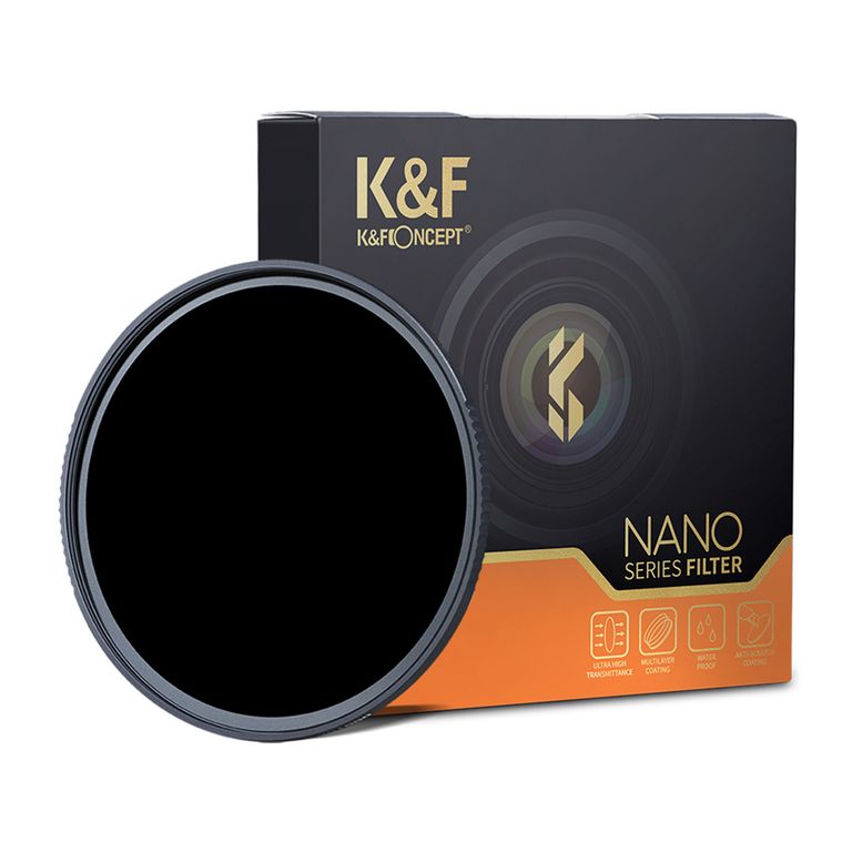 Filtro 77mm Densidad Neutra ND1000 NANO 10 pasos fijos - K&F Concept.