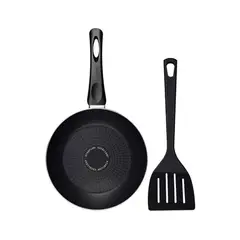 TRAMONTINA - Sartén Paris 28 cm antiadherente Marca + Espátula