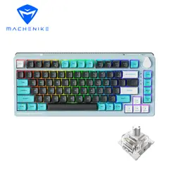 MACHENIKE - Teclado Mecánico Gamer K600T 80% Inalámbrico Switches Grises