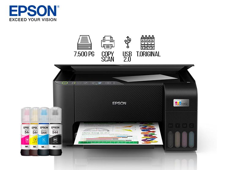 Impresora Multifuncional EcoTank L3210.