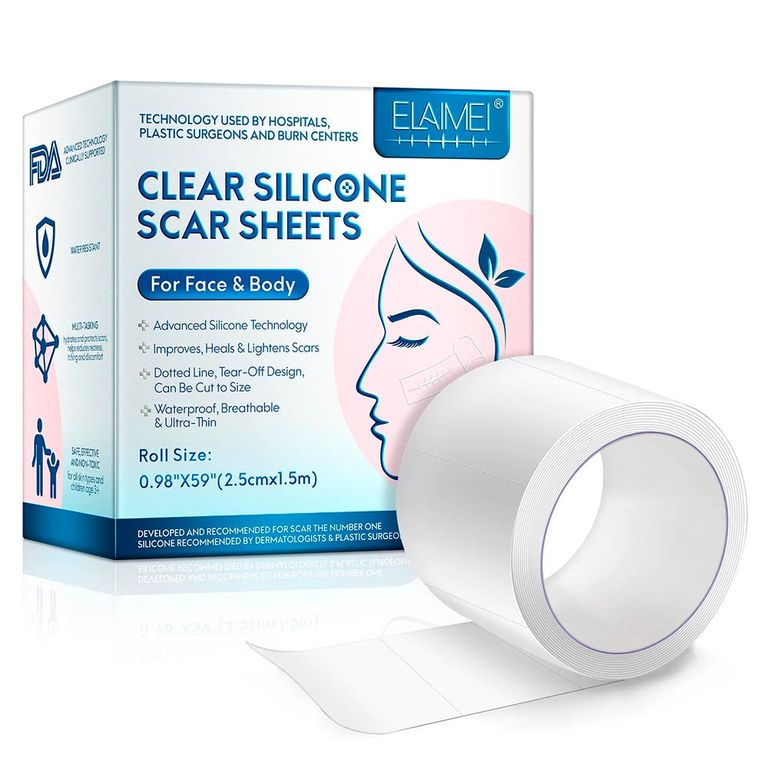 Parches Gel De Silicona Médica Reusables Cicatrices Cirugia ELAIMEI