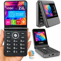 LOGIC - Celular Plegable 4g Z1L Doble Pantalla