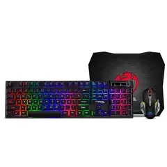 CYBERTEL - Kit Gamer 3 En 1 Xtreme :Teclado + Mouse+ Pad Mouse