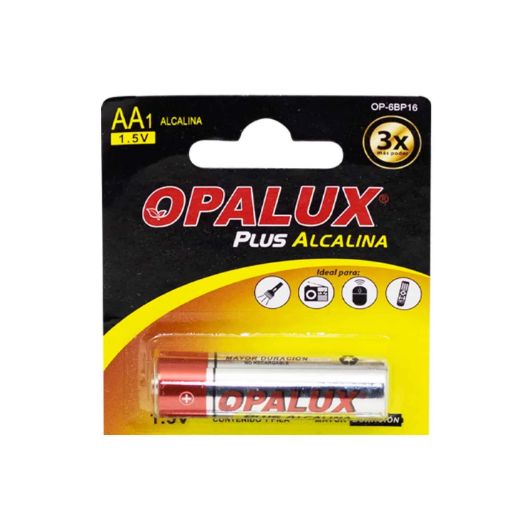 Pila Alcalina AA Plus 1.5V Set x 6 OP-6BP16