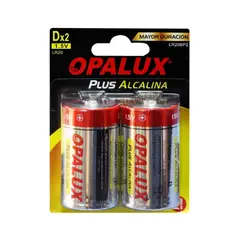 OPALUX - Pila Alcalina Tipo D 15V LR20BP2