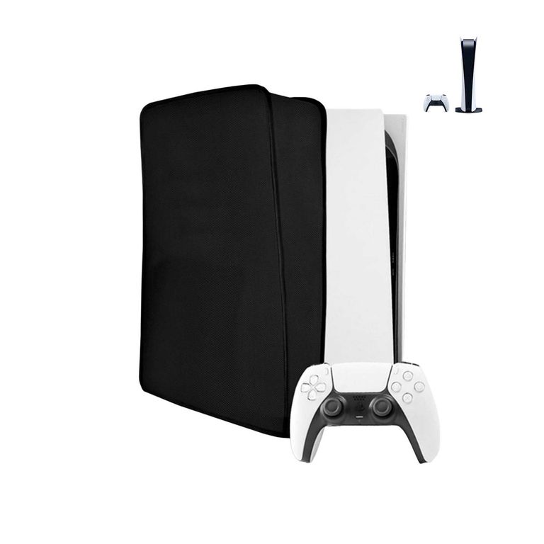 Funda Protector Antipolvo Negro Compatible Ps5