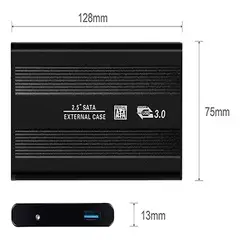 GENERICO - CASE EXTERNO DISCO DURO SATA 2.5 USB 3.0