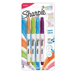 SHARPIE - Resaltador 4 Colores Intensos 2132980
