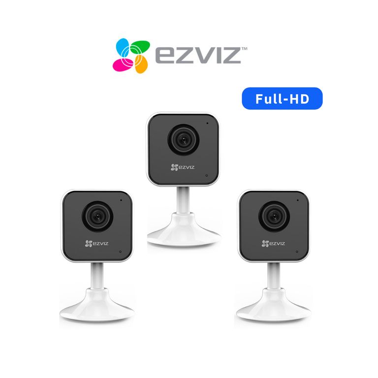 Kit 3 cámaras de seguridad H1C con resolución Full-HD -