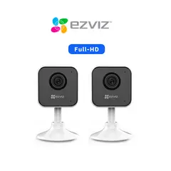 EZVIZ - Kit 2 cámaras de seguridad H1C con resolución Full-HD -