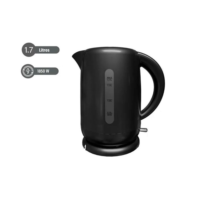 Hervidor BVSTKT3101-053 Eléctrico 1.7 Litros Negro