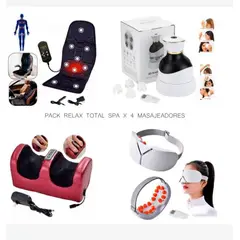 GENERICO - PACK 4 MASAJEADORES SPA TOTAL EN CASA