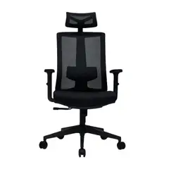 OFIDEAS - Silla de Oficina Ergonomica Kum Presidente Negro Alta