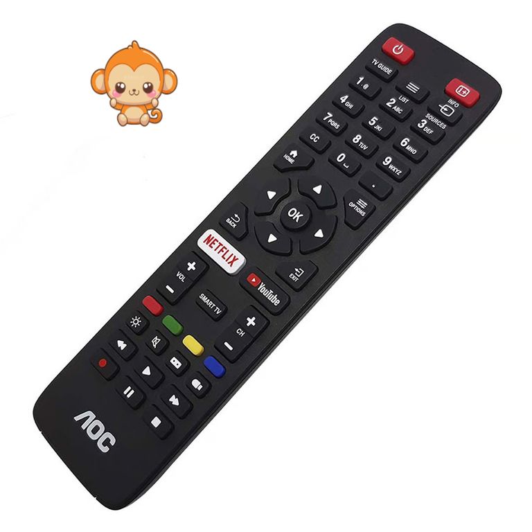 Control Remoto Aoc Smart Tv Modelo s5285