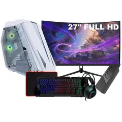 AMD - Computadora PC GAMER RYZEN 5 8600G 32GB 1TB MONITOR 27 FULL HD WIFI BLUETOOTH
