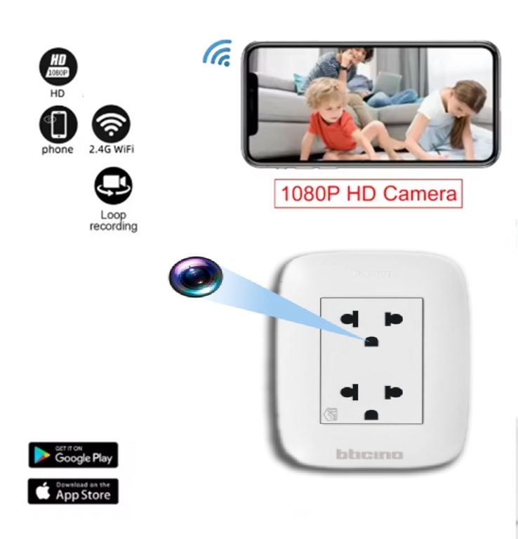 TOMACORRIENTE ENCHUFE ESPIA CAMARA WI FI