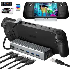 GENERICO - Dock estacion de carga asus rog ally steam deck nintendo switch.