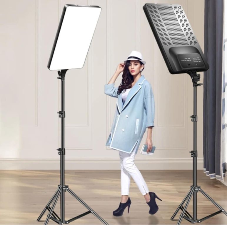 Luces led Reflector Panel de iluminación videos fotografia grabacion