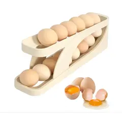 GENERICO - Bandeja Organizadora De Huevos De Dos Niveles