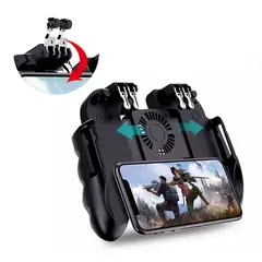 GENERICO - Gamepad Gatillero Para Celular H9 4 Gatillos