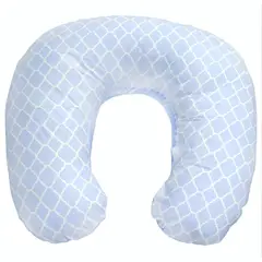 BABY MERINOS - Cojín de lactancia - Rombo - Celeste