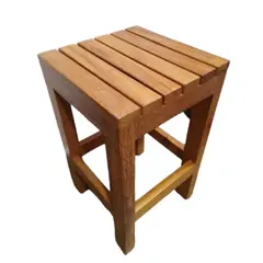 GENERICO - Banquito Banco de terraza Luxor en madera