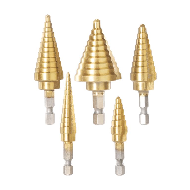 Set de brocas escalonadas 5 piezas Total