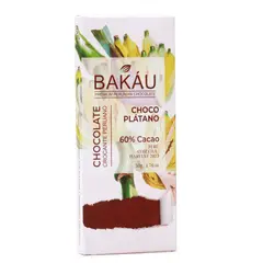 BAKAU - Chocolate con Platano y Arandano Bakáu 60% Cacao x 50