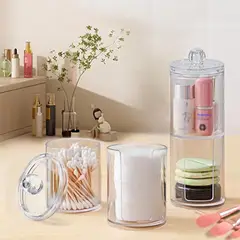 GENERICO - Pack 2 Organizadores de Acrílico de 18x6cm - 2 niveles