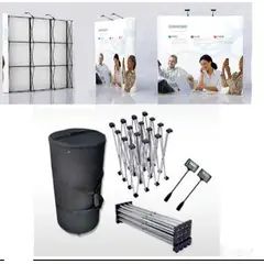 GENERICO - Backing Curvo - Display Wall para Ferias y Eventos 3x3