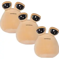 GENERICO - Peluche Juguete de Pou MIDE, 22CM PACK DE 3