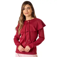 GENERICO - Chompa con Volantes Manga Larga