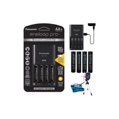 PANASONIC - Pilas A A X2550mah Recargables Para Nivelox + Cargador