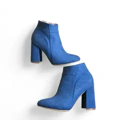 GENERICO - BOTIN MUJER VESTIR TACO7 2086L-63 COLOR CELESTE