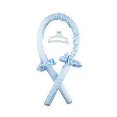 GENERICO - Rizador De Cabello Sin Calor + 2 Collets + Gancho Peinado CELESTE