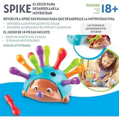 GENERICO - Erizo de juguete montessori para encajar