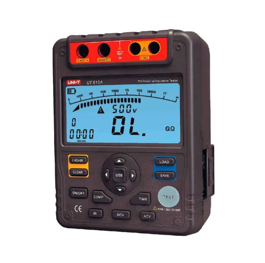 Megóhmetro Digital 5000V 1000GOhm UT-513A UNI-T