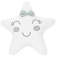 BABY MERINOS - Cojin - Estrella Elegante V2 - Blanco - Verde